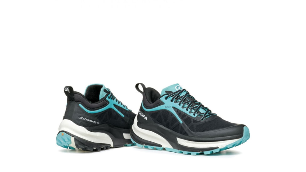 Scarpa Golden Gate ATR GTX Shoes - Womens, Black/Aruba Blue, 38.5, 33076/202-BlkAblu-38.5