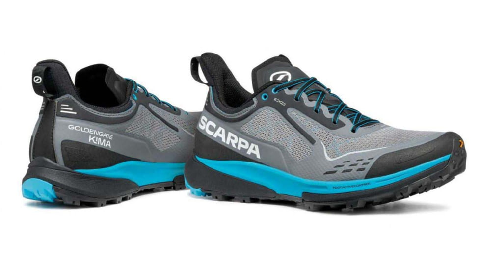 Scarpa Golden Gate Kima RT Trailrunning Shoes - Mens, Gray/Azure, 43, 33079/351-GryAzr-43