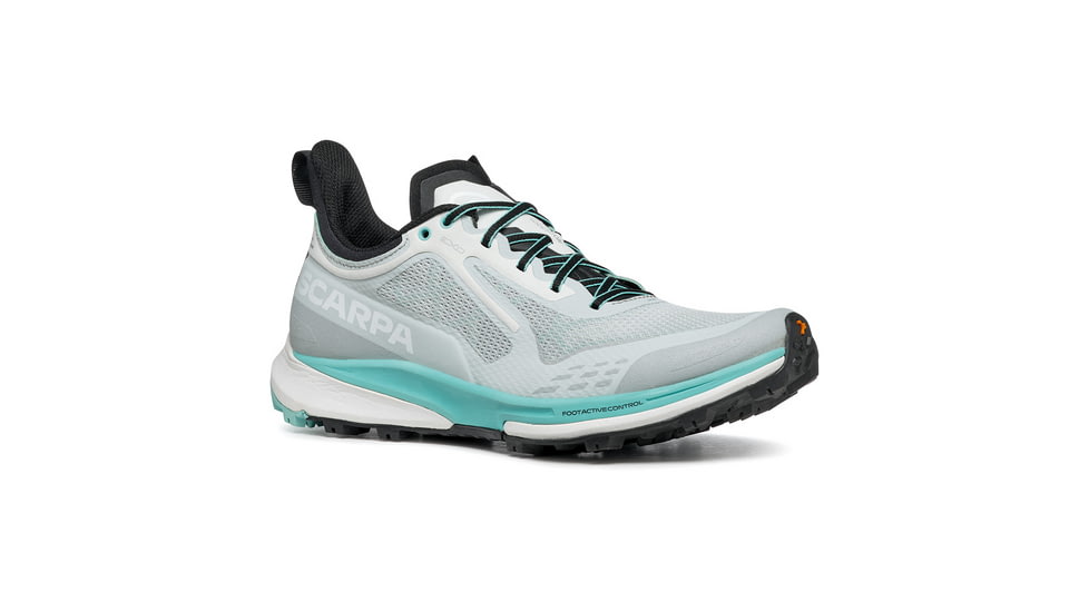 Scarpa Golden Gate Kima RT Trailrunning Shoes - Women, Light Gray/Aruba, 42, 33079/352-LgryAru-42