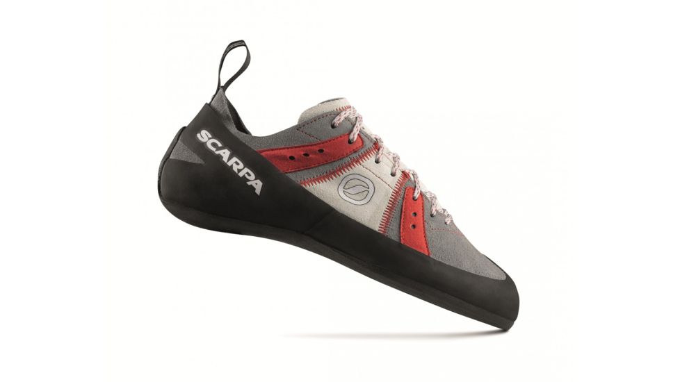Scarpa Helix Climbing Shoe - Men's-Smoke/Parrot-44, 70003/001-SMOKE/PARROT-44