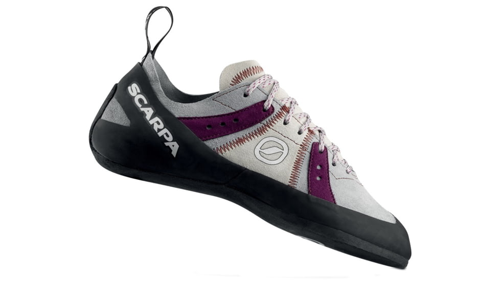 Scarpa Helix Climbing Shoe - Women's-Pewter/Plum-37.5, 70003/002-PEWTER/PLUM-37.5
