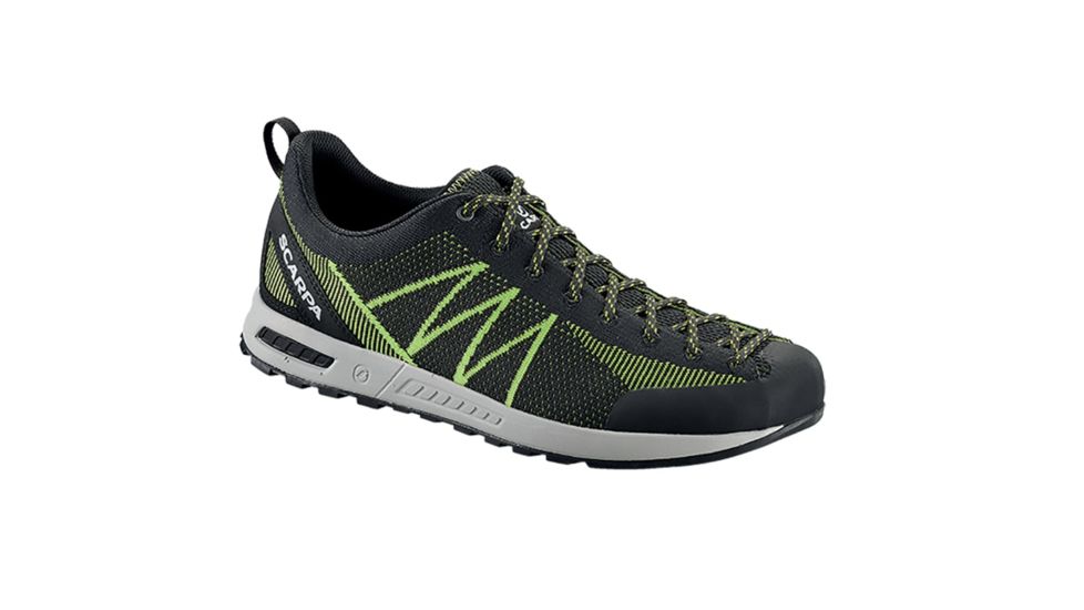 Scarpa Iguana Approach Shoe - Men's, Black/Lime, 45.5 EU 72620/350-BlkLim-45.5