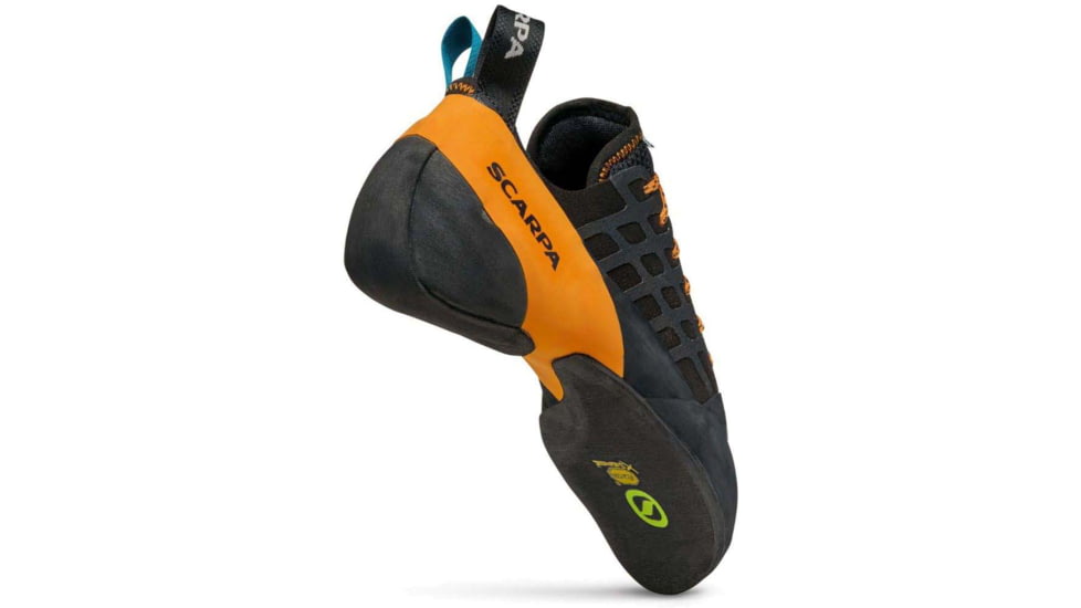 Scarpa Instinct Climbing Shoes, Black/Orange, 39.5, 70036/000-BlkOrg-39.5