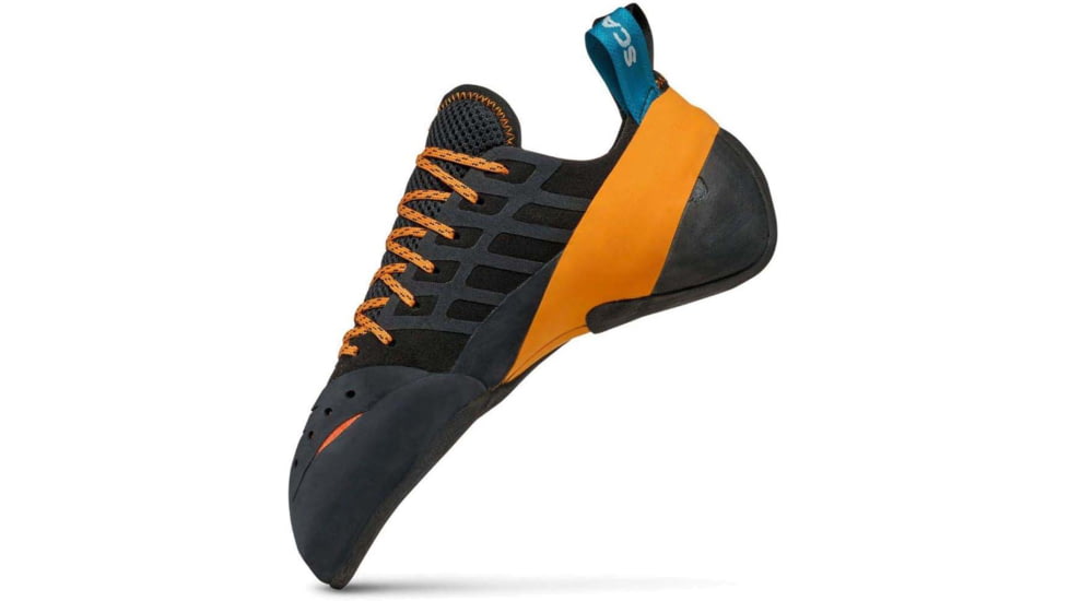 Scarpa Instinct Climbing Shoes, Black/Orange, 39.5, 70036/000-BlkOrg-39.5