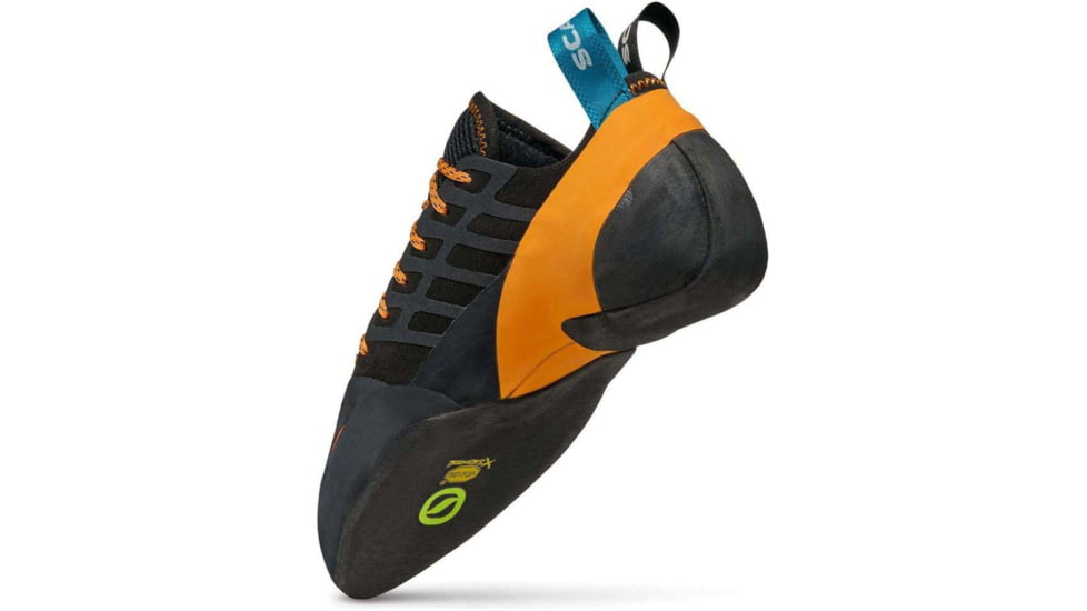 Scarpa Instinct Climbing Shoes, Black/Orange, 39.5, 70036/000-BlkOrg-39.5