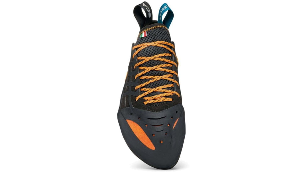 Scarpa Instinct Climbing Shoes, Black/Orange, 39.5, 70036/000-BlkOrg-39.5