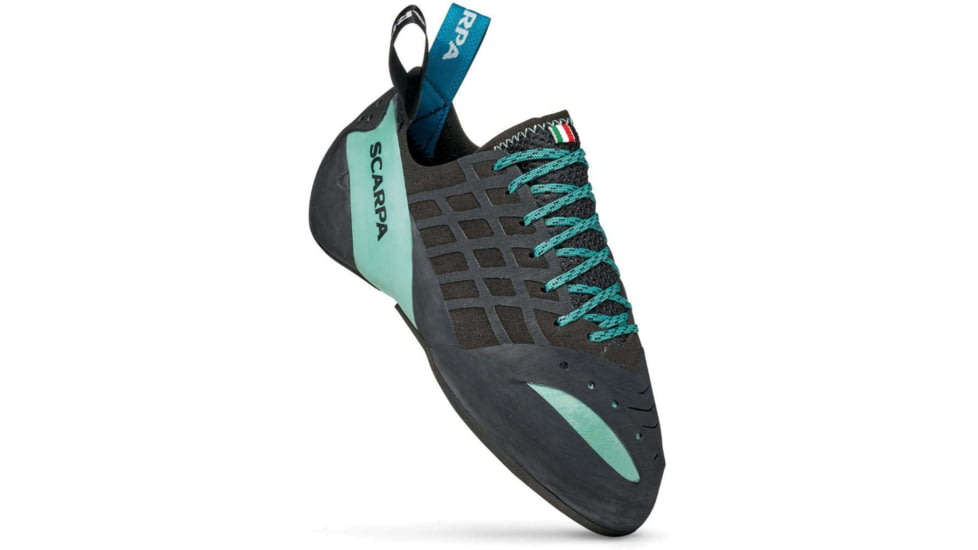 Scarpa Instinct Climbing Shoes - Womens, Black/Aqua, 43, 70036/002-BlkAqua-43