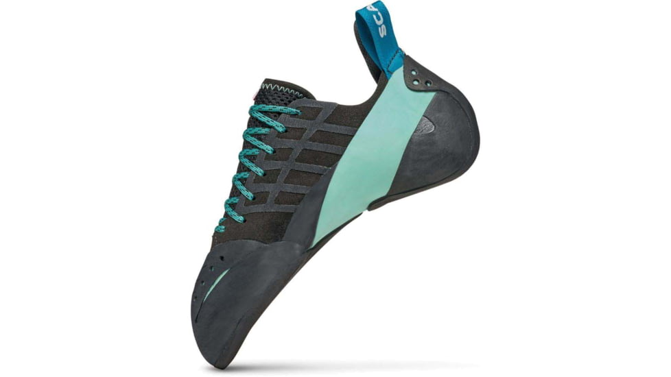 Scarpa Instinct Climbing Shoes - Womens, Black/Aqua, 43, 70036/002-BlkAqua-43