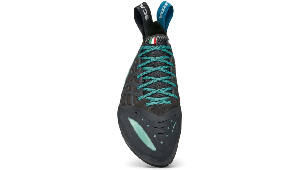 Scarpa Instinct Climbing Shoes - Womens, Black/Aqua, 43, 70036/002-BlkAqua-43