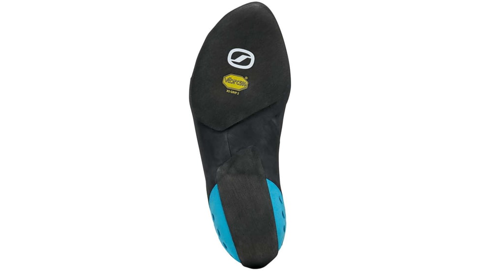 Scarpa Instinct S Climbing Shoes, Black/Azure, 37.5, 70039/000-BlkAzr-37.5