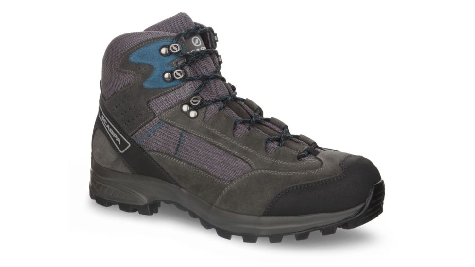 Scarpa Kailash Lite Backpacking Boots - Men's, Shark Grey/Lake Blue, Medium, 49, 61038/350-SrkgryLkblu-49