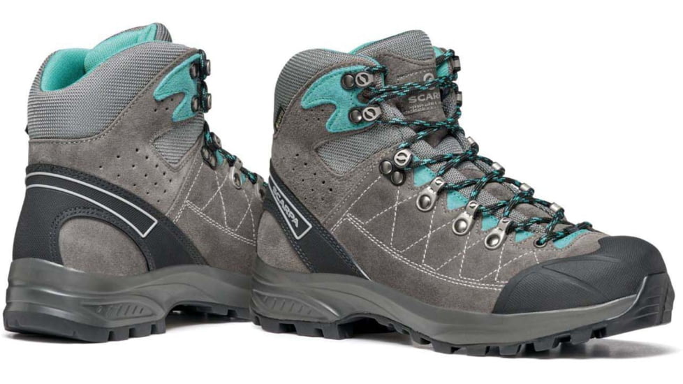 Scarpa Kailash Trek GTX Backpacking Boots - Womens, Smoke/Lagoon, Medium, 36, 61056/202-SmkLag-36