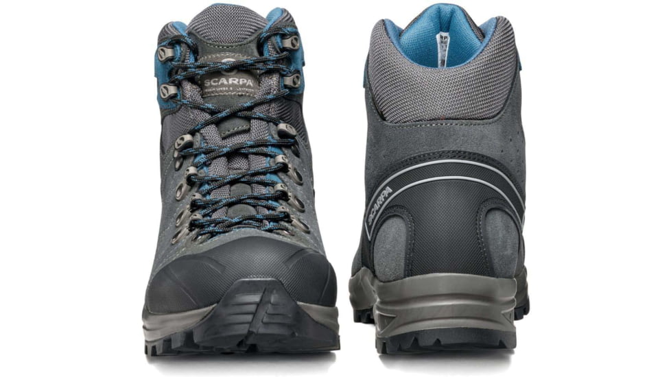 Scarpa Kailash Trek GTX Hiking Shoes , Wide- Mens, Shark Grey/Lake Blue, 42, 61056/200.3-SrkgryLkblu-42