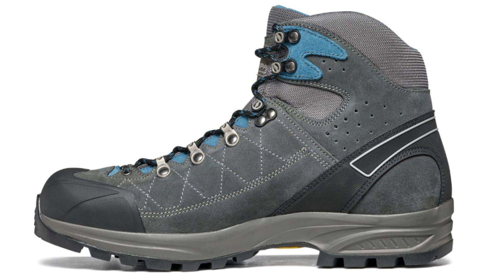 Scarpa Kailash Trek GTX Hiking Shoes , Wide- Mens, Shark Grey/Lake Blue, 42, 61056/200.3-SrkgryLkblu-42
