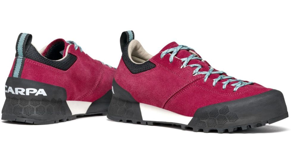 Scarpa Kalipe Approach Shoes - Womens, Red Rose/Jade, 40.5, 72630-352-RrosJad-40.5