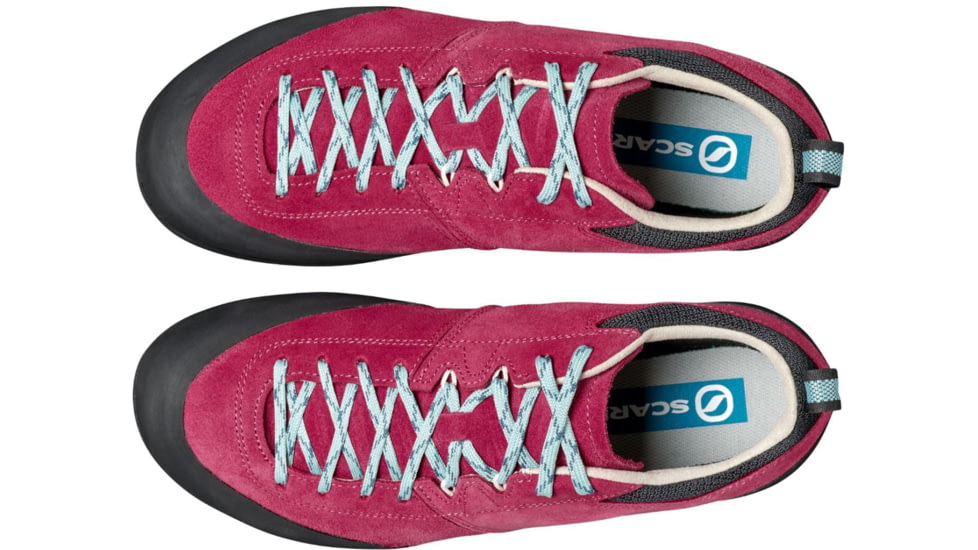 Scarpa Kalipe Approach Shoes - Womens, Red Rose/Jade, 40.5, 72630-352-RrosJad-40.5