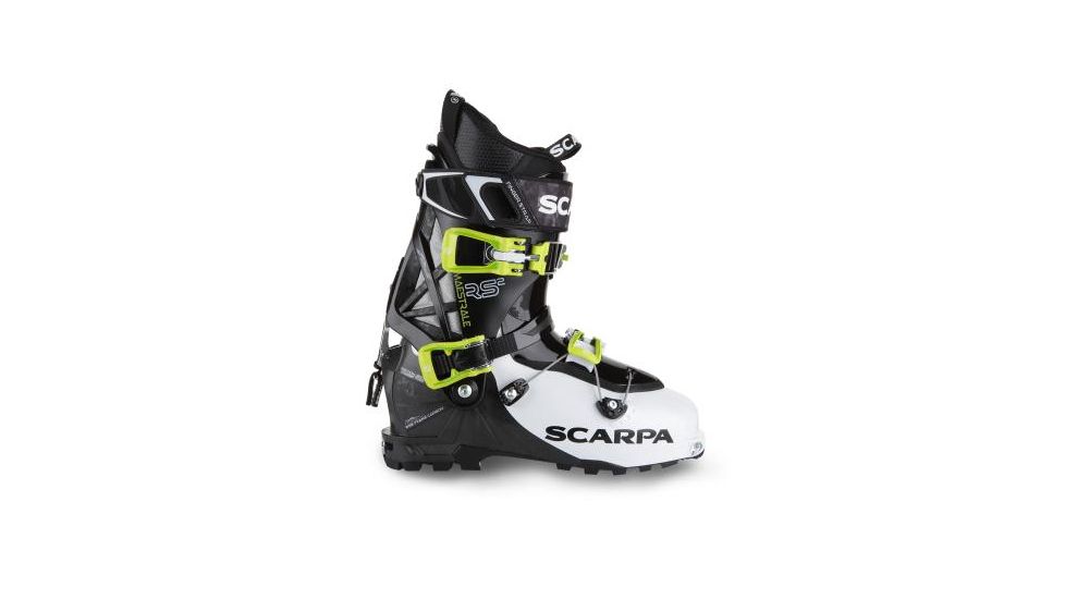 Scarpa Maestrale RS Alpine Touring Boot - Mens, White/Black/Lime, 25 12046/501.1-WhtBlkLim-25.0