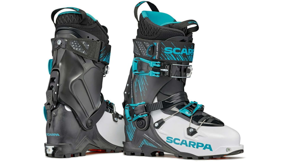 Scarpa Maestrale RS Alpine Touring Boot - Mens, White/Black/Azure, 29, 12051/501-WhtBlkAzr-29.0