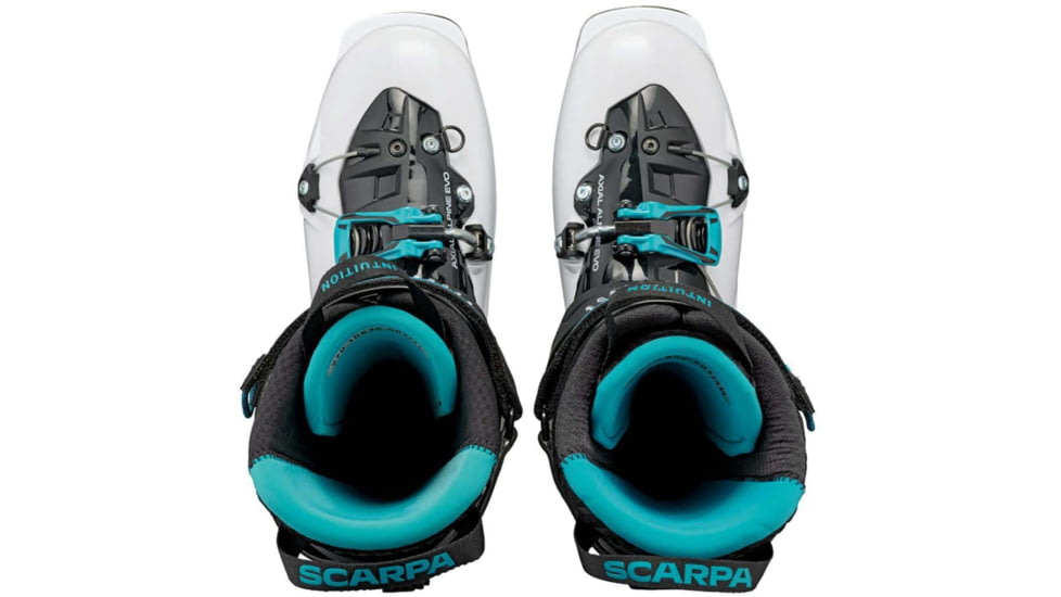Scarpa Maestrale RS Alpine Touring Boot - Mens, White/Black/Azure, 29, 12051/501-WhtBlkAzr-29.0