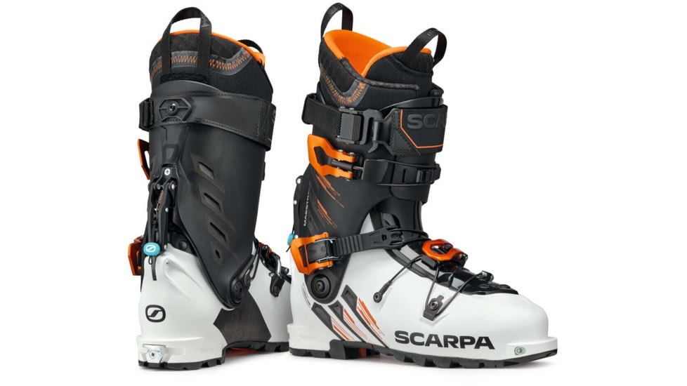Scarpa Scarpa Maestrale RS Boots - Mens, White/Black/Orange, 27, 12056/501-WhtBlkOrg-27.0