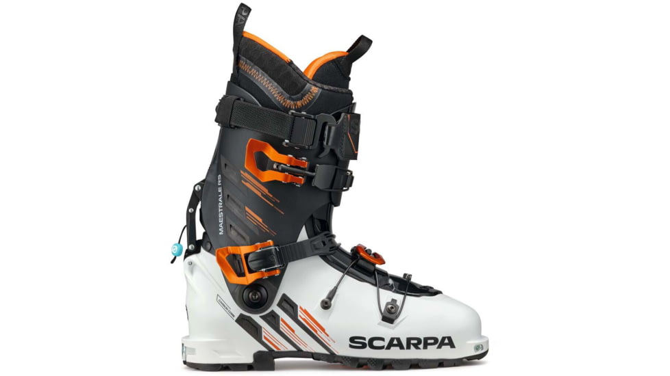 Scarpa Maestrale RS Boots - Mens, White/Black/Orange, 27, 12056/501-WhtBlkOrg-27.0