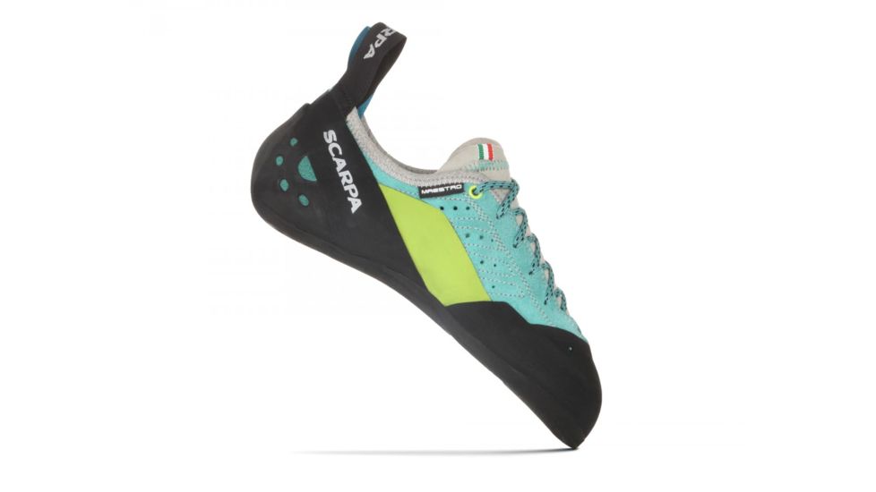 Scarpa Maestro Climbing Shoes - Womens, Green Blue, Medium, 35, 70097/002-Grnblu-35
