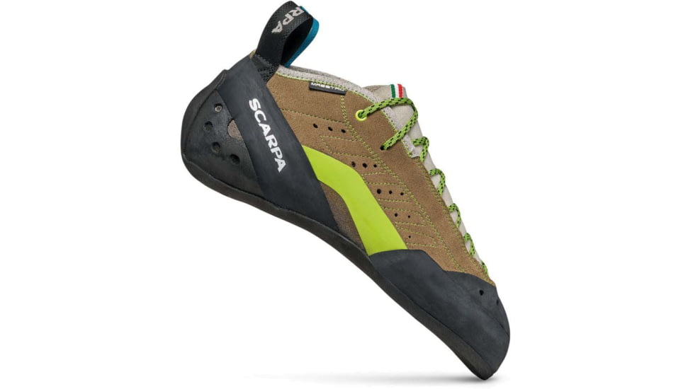 Scarpa Maestro Mid Climbing Shoes - Men's, Stone/Light Grey, Medium, 46, 70053/001-StnLtgry-46