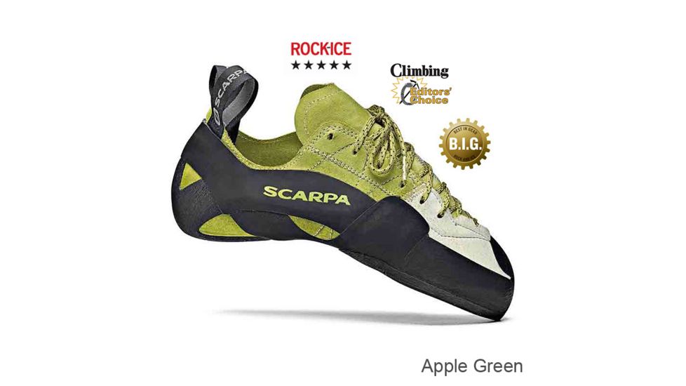 Scarpa Mago Climbing Shoe - Apple Green 35