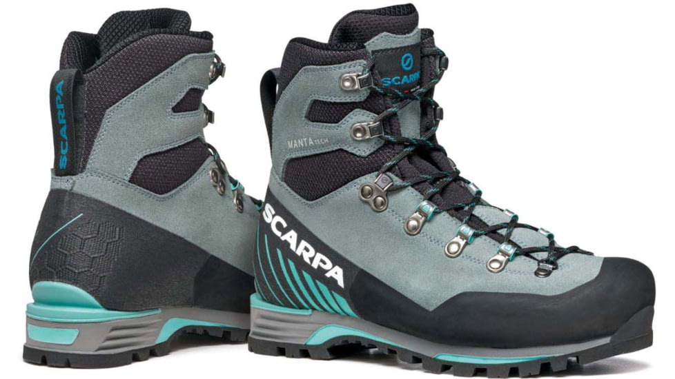 Scarpa Manta Tech GTX Mountaineering Shoes - Womens, Conifer/Green Blue, 41 EU, 87506/202-ConGblu-41
