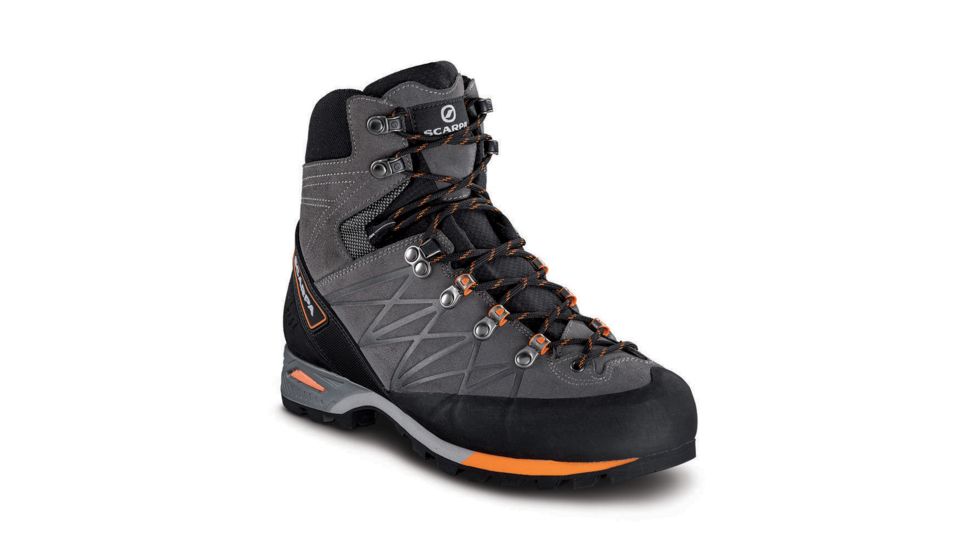 Scarpa Marmolada Pro HD - Mens, Shark/Orange, Medium, 40, 60028/250.1-SrkOrg-40