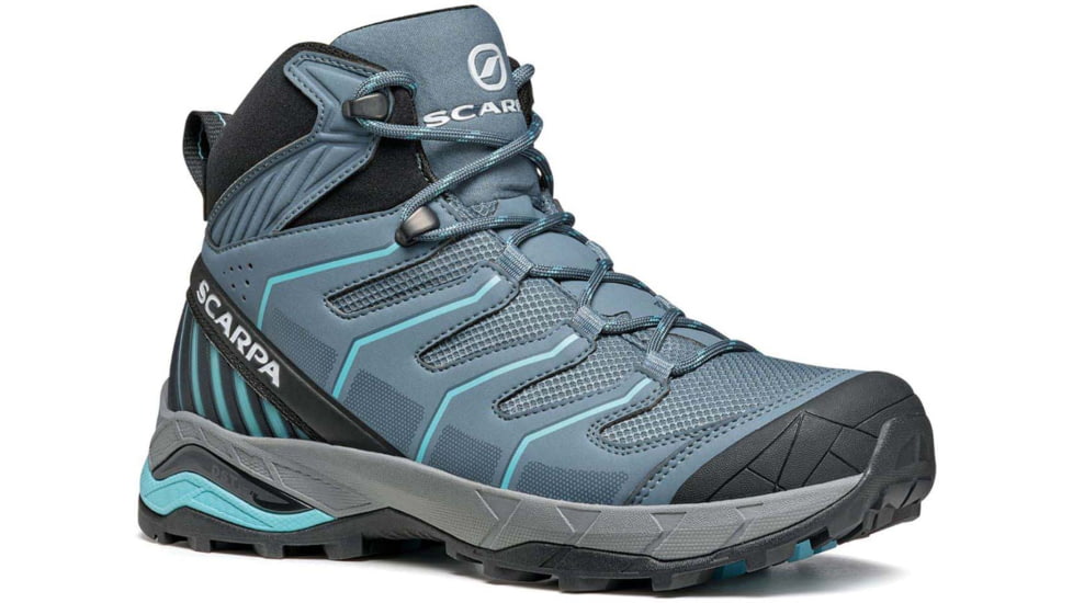 Scarpa Maverick Mid GTX Hiking Shoes - Womens, Storm Grey/Aqua, 39.5, 63090/202-SgryAqua-39.5