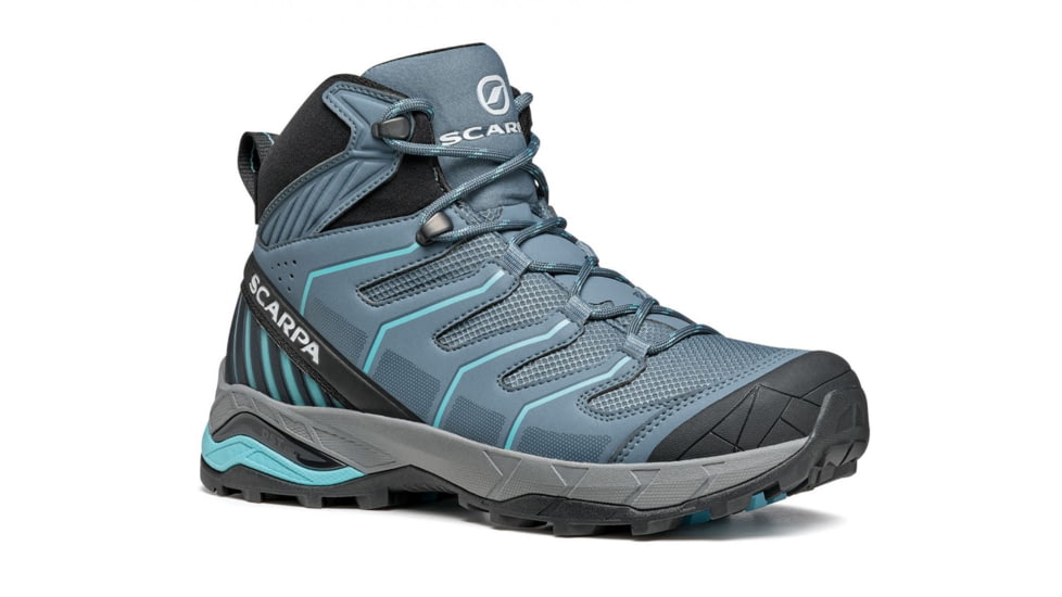 Scarpa Maverick Mid GTX Hiking Shoes - Womens, Storm Grey/Aqua, 38.5, 63091/202-SgryAqua-38.5