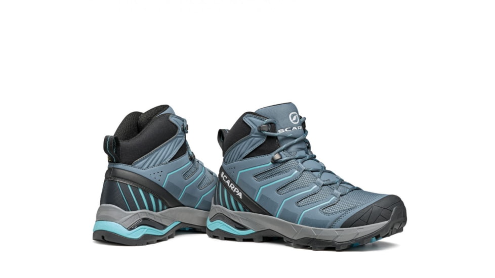 Scarpa Maverick Mid GTX Hiking Shoes - Womens, Storm Grey/Aqua, 38.5, 63091/202-SgryAqua-38.5