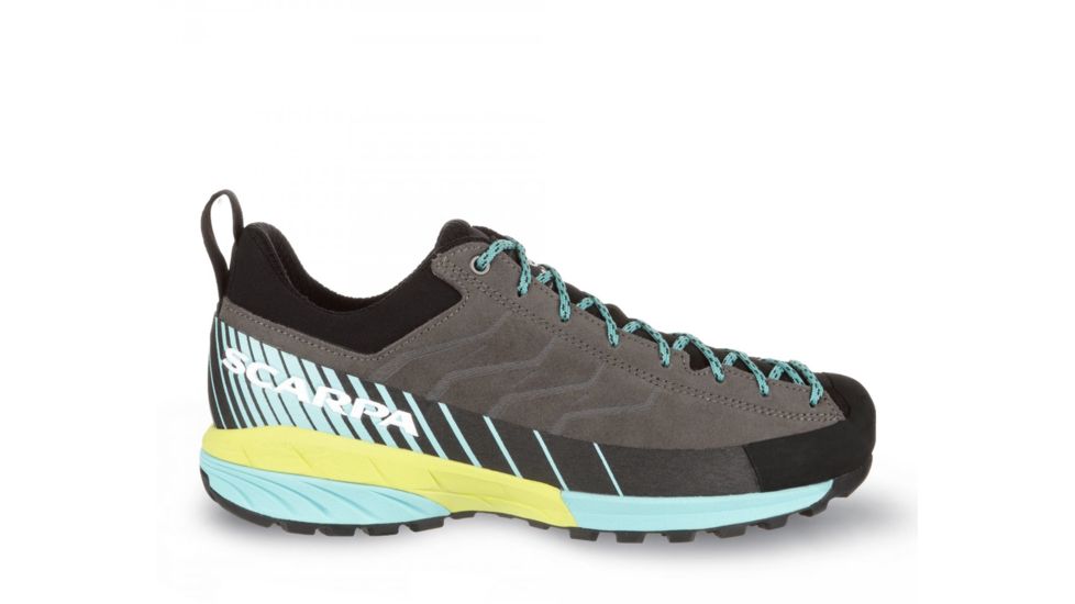 Scarpa Mescalito Approach Shoes - Womens, Titanium/Green Blue, Medium, 42, 72100/352-TitGblu-42