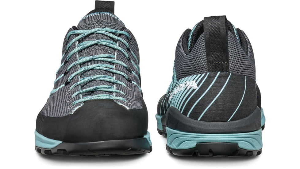 Scarpa Mescalito KN Climbing Shoes - Womens, Grey/Aqua, 38.5, 72111-352-GryAqua-38.5