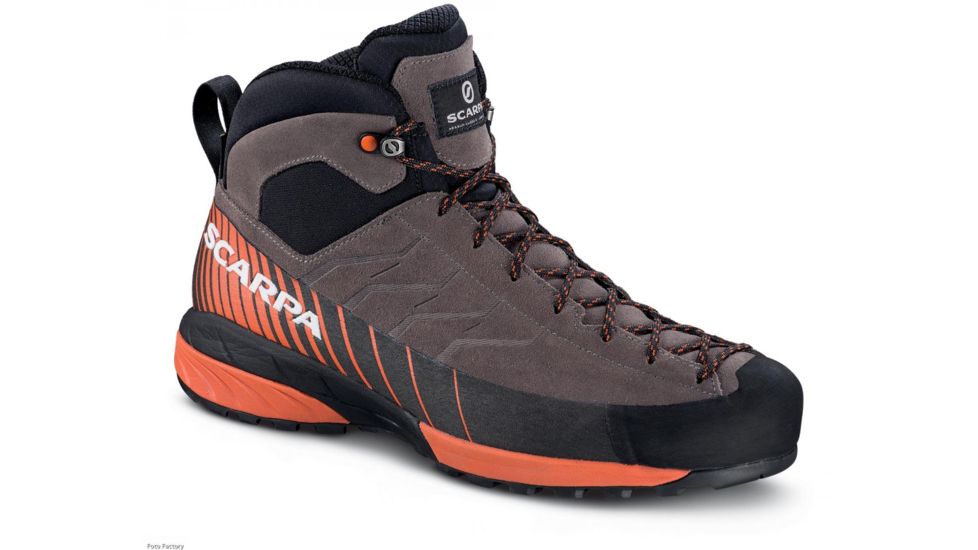 Scarpa Mescalito Mid GTX Approach Shoes - Mens, Charcoal/Tonic, Medium, 40, 72095/200-CharTon-40