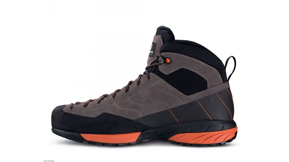 Scarpa Mescalito Mid GTX Approach Shoes - Mens, Charcoal/Tonic, Medium, 40, 72095/200-CharTon-40