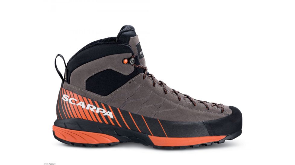 Scarpa Mescalito Mid GTX Approach Shoes - Mens, Charcoal/Tonic, Medium, 40, 72095/200-CharTon-40