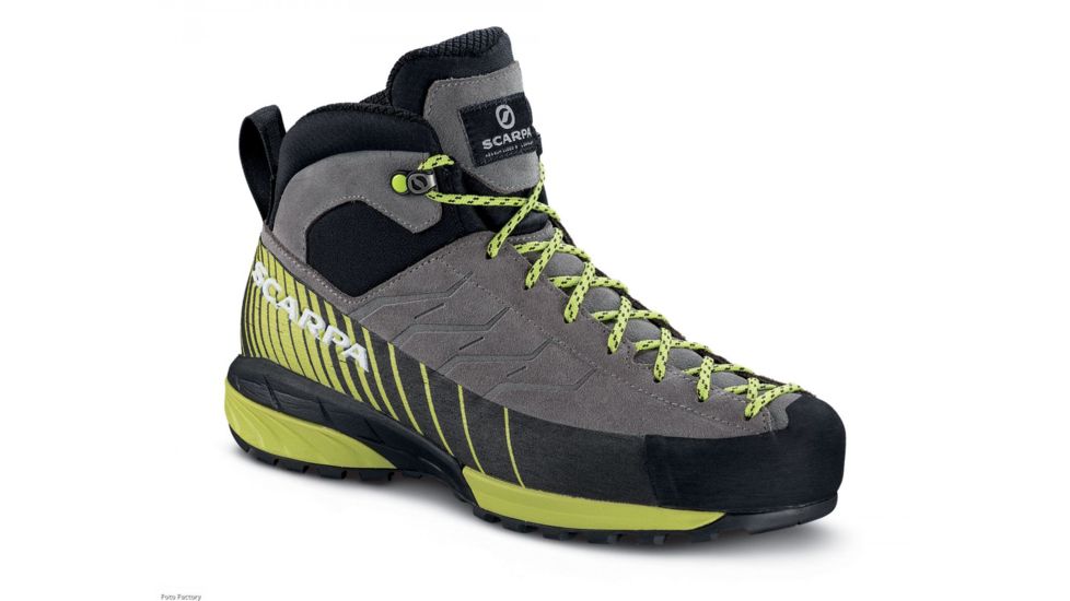 Scarpa Mescalito Mid GTX Approach Shoes - Womens, MidGrey/Light Green, Medium, 40.5, 72095/202-MgryLgrn-40.5