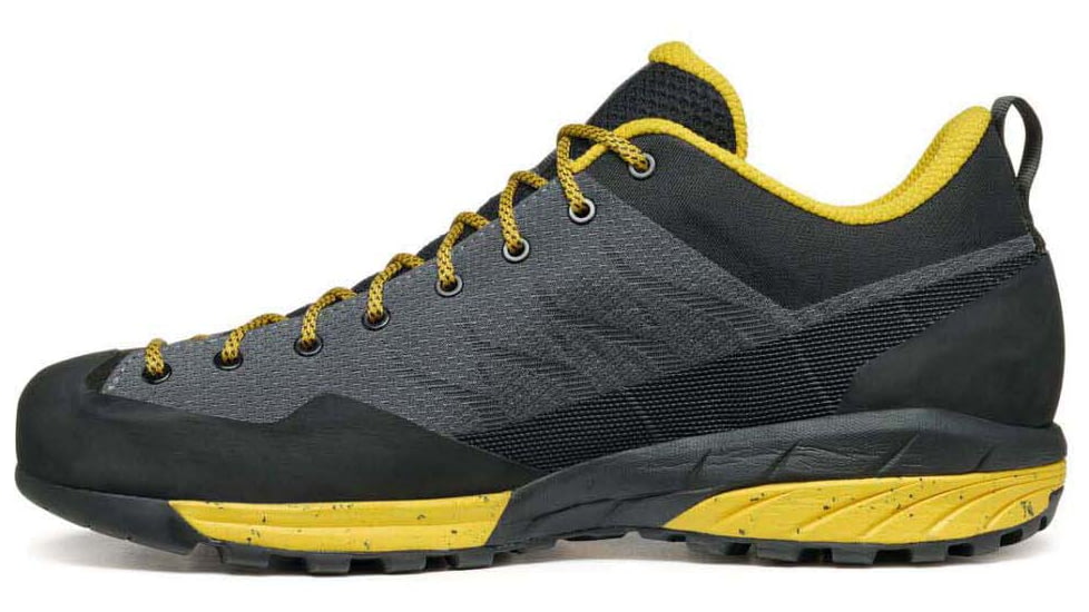 Scarpa Mescalito Planet Approach Shoes - Mens, Gray/Curry, 43.5, 72104/350-GryCury-43.5