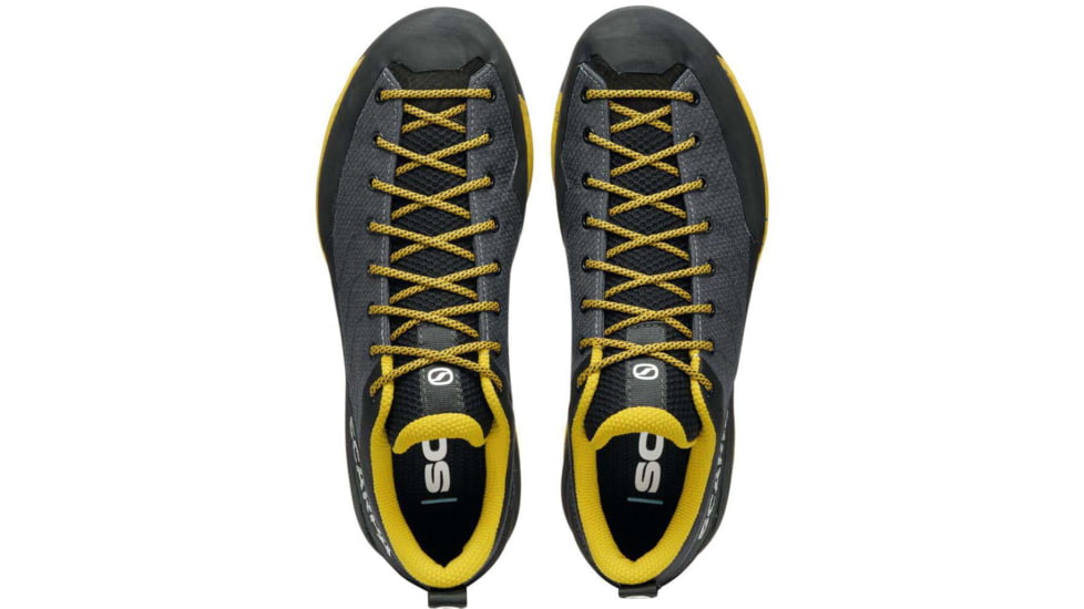 Scarpa Mescalito Planet Approach Shoes - Mens, Gray/Curry, 43.5, 72104/350-GryCury-43.5