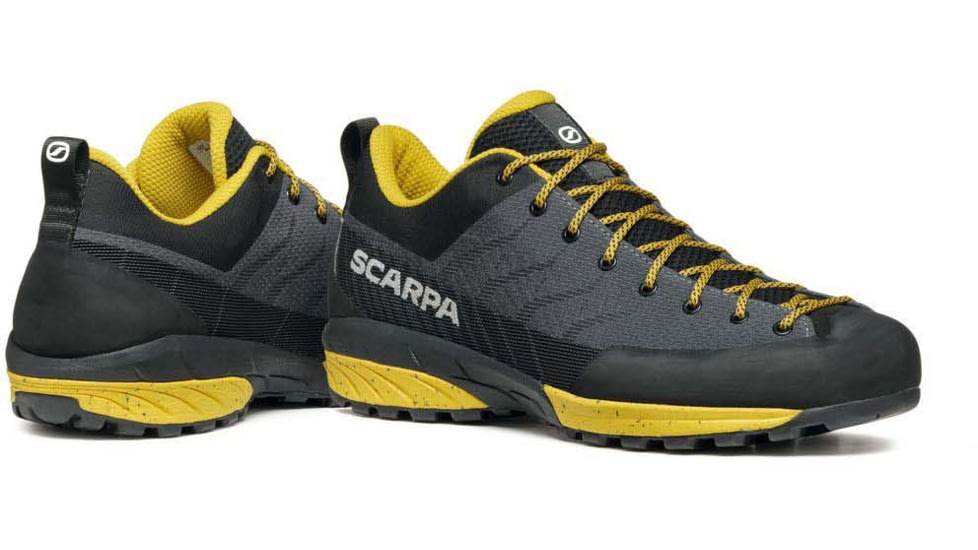 Scarpa Mescalito Planet Approach Shoes - Mens, Gray/Curry, 43.5, 72104/350-GryCury-43.5