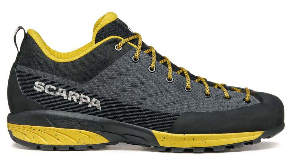 Scarpa Mescalito Planet Approach Shoes - Mens, Gray/Curry, 43.5, 72104/350-GryCury-43.5