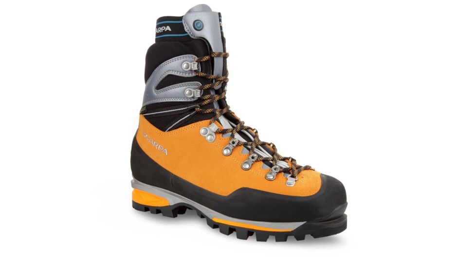 Scarpa Mont Blanc Pro GTX Mountaineering Boot - Mens, Orange, 46.5, 87508/201-Orng-46.5