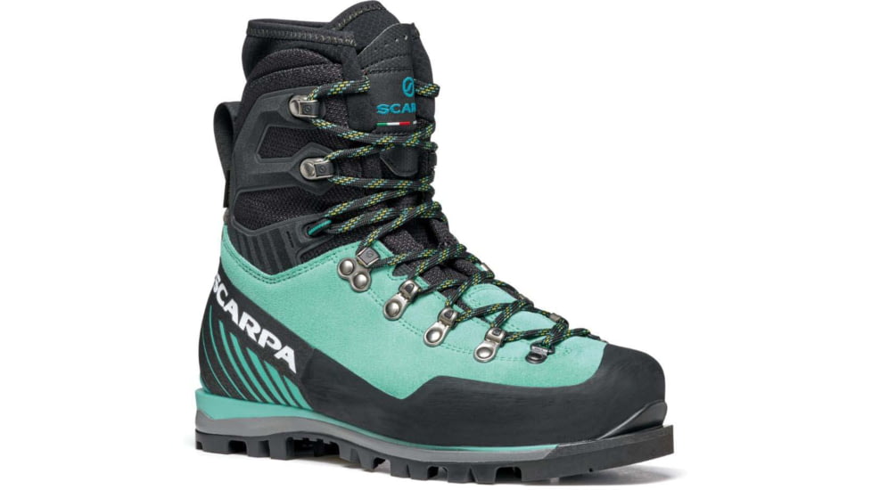 Scarpa Mont Blanc Pro GTX Mountaineering Boots - Womens, Green Blue, Medium, 37, 87520/202-Grnblu-37