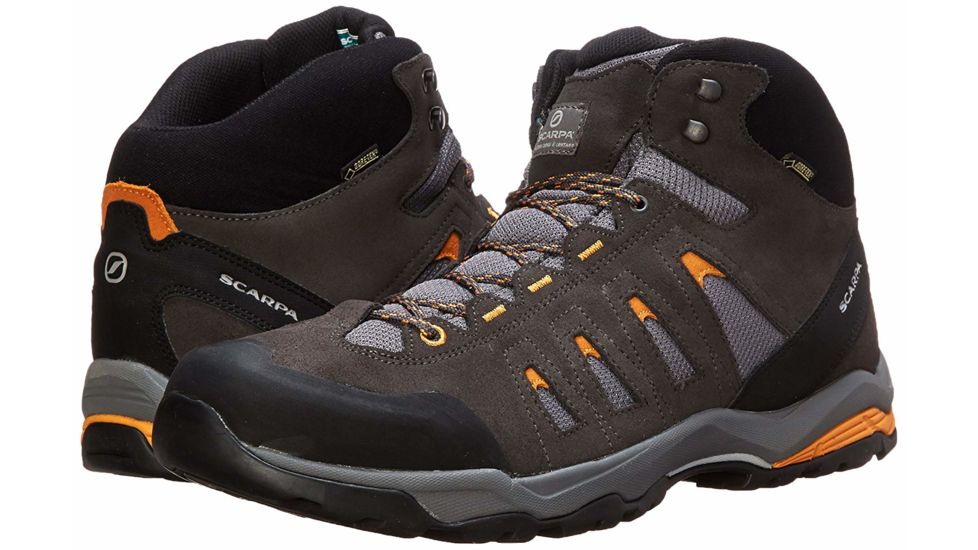 Scarpa Moraine Mid GTX Hiking Shoe - Mens, Smoke/Amber, 42.5, 63052/201-SmkAmb-42.5