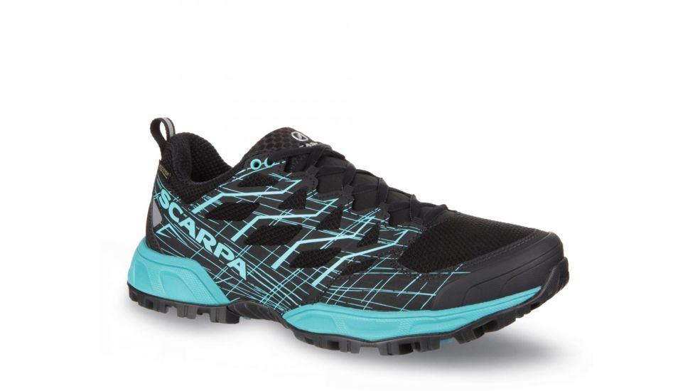Scarpa Neutron 2 GTX Trail Running Shoes - Womens, Black/Ceramic, Medium, 37, 33036/202-BlkCer-37