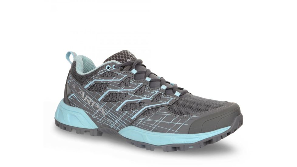Scarpa Neutron 2 Trail Running Shoes - Womens, Grey/Blue Radiance, Medium, 37, 33036/352-GryBlurad-37