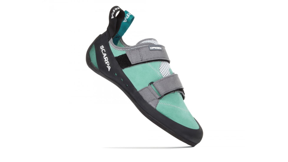 Scarpa Origin Climbing Shoes - Womens, Green Blue/Smoke, Medium, 37, 70025/002-GbluSmk-37