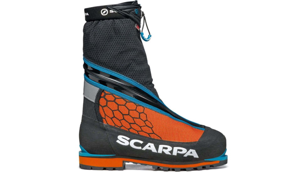 Scarpa Phantom 6000 Mountaineering Boots, Black/Orange, 42, 87408/500-BlkOrg-42
